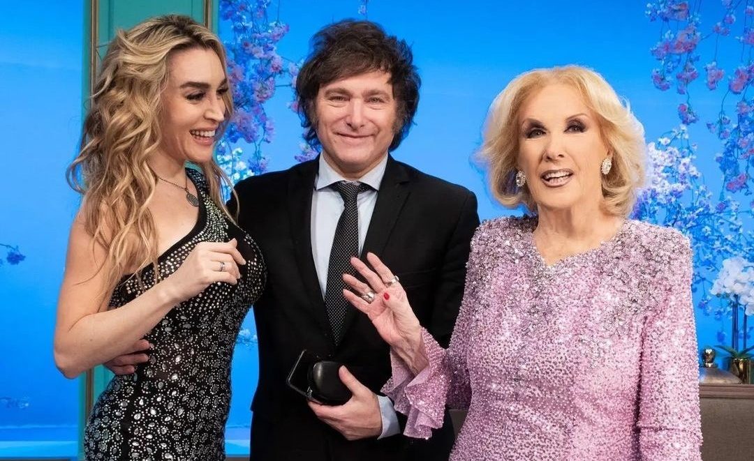 milei y mirtha legrand