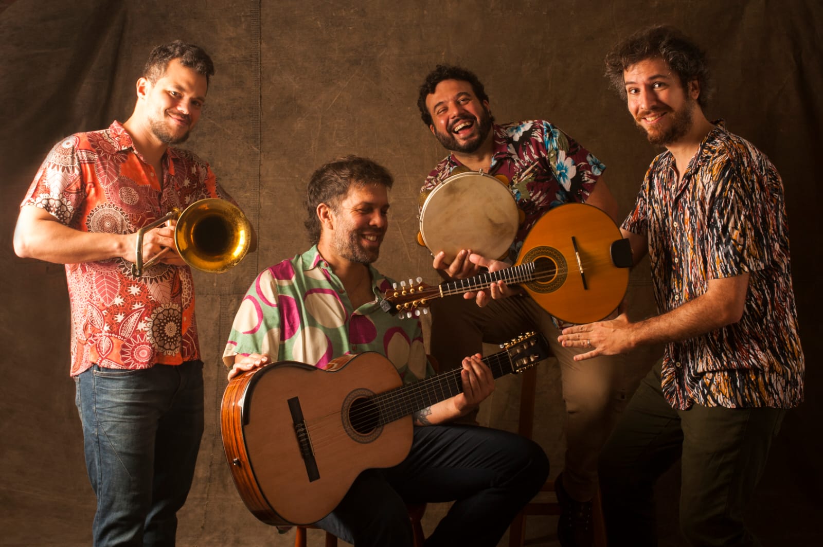 Quarteto Timbó Quarteto Timbó de Brasil posando para su concierto en el Sonamos Latinoamérica 20 años.