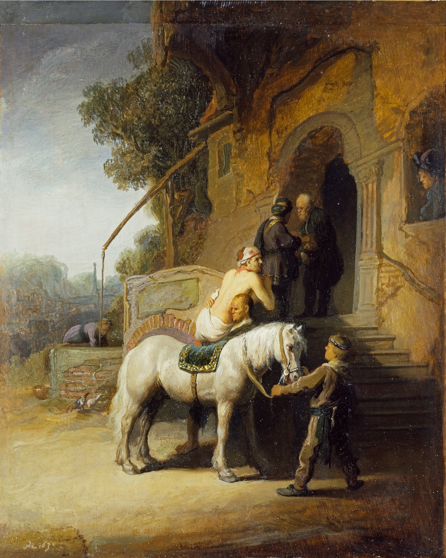 Rembrandt_Harmensz._van_Rijn_buen samaritano El Buen Samaritano de Rembrandt