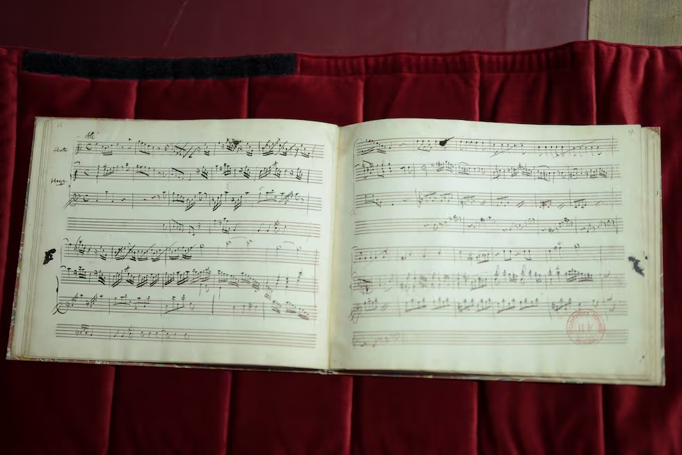partituras mozart halladas paris Mozart