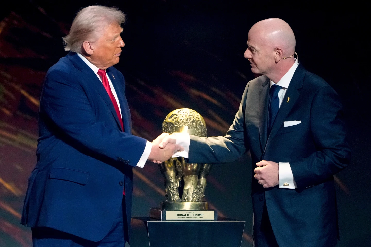 trump - infantino - fifa trump - infantino - fifa